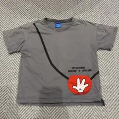 Disney ミッキー ポシェット風 Tシャツ 120cm
