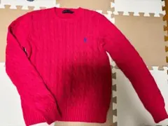 Polo Ralph Lauren ポロラルフローレン ケーブルニット ピンク