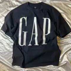 GAP 黒 Tシャツ XL デカ文字