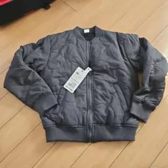 「新品タグ付き」キルトMA-1ジャケット　140