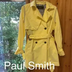 Paul Smith BLACK トレンチコート 2022トレンド　イエロー
