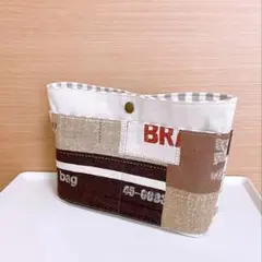 バッグインバッグ　レターラック　郵便物収納　ポーチ　ハンドメイド