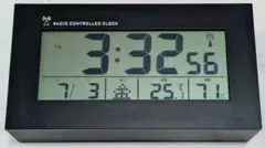 ニトリ アラーム付きデジタル電波時計 ブラックのサムネイル
