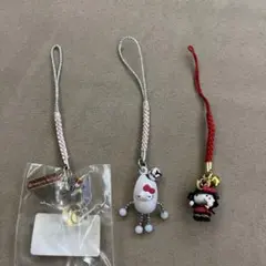 未使用に近い　ご当地ハローキティストラップ　 3点セット