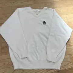 RODEO CROWNS ホワイト Vネックセーター