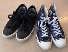 ◉PRO-Keds プロケッズ◉2足◉スニーカー 27cm◉黒・デニム迷彩◉のサムネイル