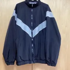 CONTRIBE ナイロンジャケット ブラック/グレー