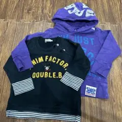 DOUBLE.B トレーナー・パーカー セット