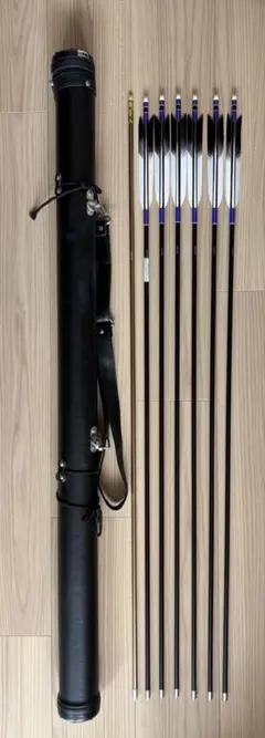 弓具 矢 EASTON xx75 2015 6本 シャフト黒 羽周り紺 - メルカリ