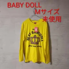 （未使用）BABYDOLL ベビードール 長袖カットソー Mサイズ イエローのサムネイル