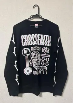 Crossfaith 長袖 ロンT XXL 黒 オーバーサイズ バンドT Crossfaith 長袖 ロンT XXL 黒 オーバーサイズ バンドT Crossfaith