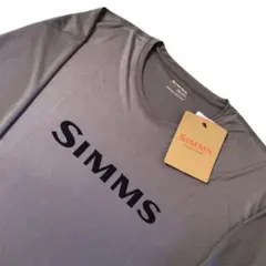 新品 Simms シムス ロングTシャツ Tech Tee 灰 大きめ3XL