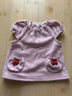 knit planner 裏起毛トップス ピンク 90