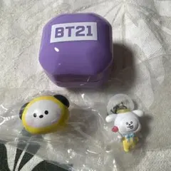 BT21 ぷくっとリング⭐︎めじるしアクセサリー⭐︎チミー　chimmy
