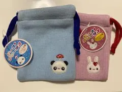 サンエックス　当時物　チープフリークス　ニット巾着　平成レトロ