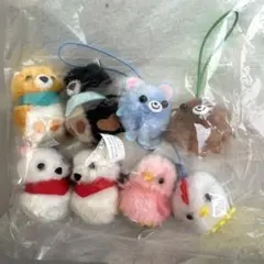 ひよこのおかげ　ぴよりーな　ひよこ　犬　クレーンゲーム　8点セット