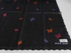 新品　HANAE MORI　ハンカチ　蝶々デザイン　未使用のサムネイル