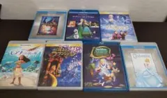 【未使用】ディズニー　プリンセス・6セット(正規ケース+Blu-rayのみ)❗ 未使用】ディズニー プリンセス・6セット(正規ケース+Blu-rayのみ