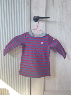 MIKI HOUSE ホットビスケッツ　長袖　ボーダー　ミキハウス