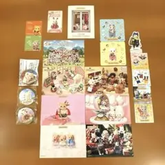 【写真１枚目・写真２枚目のセット販売】シルバニアファミリー／ポストカード等２５種