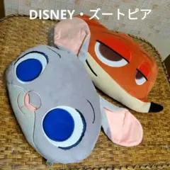 DISNEY・ズートピア　フェイスクッション　2個セット ジュディ・ニック