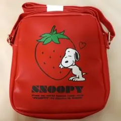 SNOOPY 赤 ショルダーバッグ