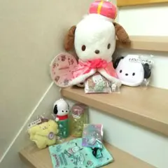 サンリオ　ポチャツコぬいぐるみとグッズセット