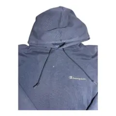 D*！様 Champion ネイビー フード付きパーカー　薄手　1037