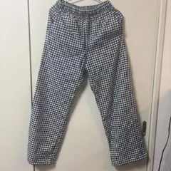 GU ギンガムチェックパンツ Sサイズ