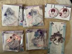 ホロライブ一番くじ　アクリルスタンド4種　缶バッジ　ラバーチャームセット