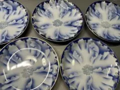 深川製磁　金彩　銘々皿　5枚