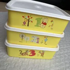 ピクニック ランチボックス 3段 プーさん　保冷ケース