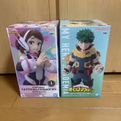 僕のヒーローアカデミア フィギュア 麗日お茶子 緑谷出久 轟焦凍