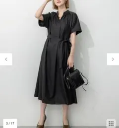 VERMEIL par iena カレンダーストレッチウエストシェイプワンピース