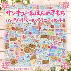 B1 サンキュー＆ほんのきもち いろいろハンドメイドシールセット 800枚セット