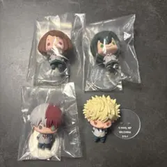 僕のヒーローアカデミアちょこりんコレクション　爆豪　轟　蛙吹　麗日