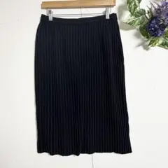ウール混/夏秋服/大きい✨【タケオニシダ】 タイトスカート XL ストライプ柄のサムネイル