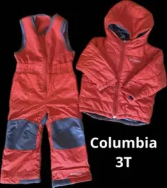 Columbia 子ども用スキーウェア 赤　3T