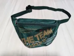 adidas 80s ウエストポーチ グリーン 日本製 ヴィンテージ レトロ