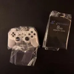 PlayStation ミニチュアチャームコントローラー＆メモリーカード セット