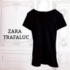 ★新品✨ ザラ『ZARA』Tシャツ 半袖【XS〜S】ブラック/黒 無地 コットン