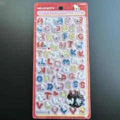 HELLO KITTY BONBON DROPシール　キティ　もじ
