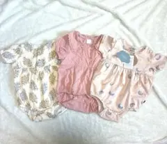 テータテート　futafuta 　半袖　夏　ロンパース・カバーオール 80cm