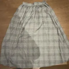 ハニーズ　グレンチェック　ロングスカート