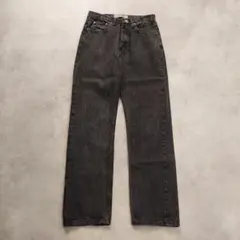 ラングラー W31 ブラックデニム 黒 古着 ボトム パンツ 19098