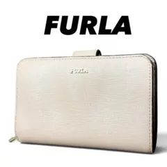 FURLA フルラ 二つ折り財布 コンパクトウォレット レザー ピンク