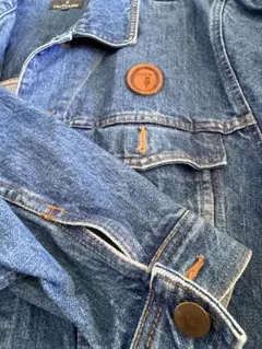 【希少】【超美品】TRUSSARDI トラサルディ デニムジャケット 刺繍 M