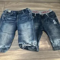 GREAT デニム ハーフパンツ 130cm
