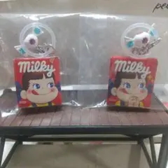 ペコちゃん お菓子のめじるしアクセサリー2026 ミルキー2個セット