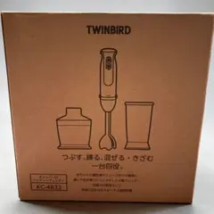 TWINBIRD チョッパー付きハンディーブレンダー KC-4833 ホワイトのサムネイル